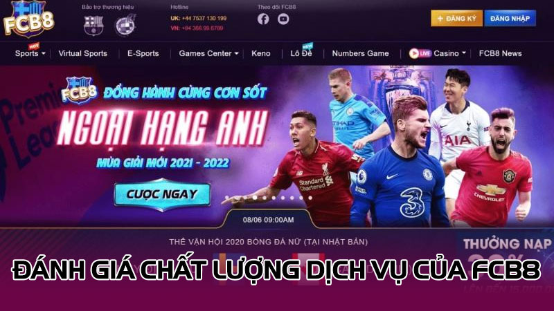 Đánh giá chất lượng dịch vụ của Fcb8